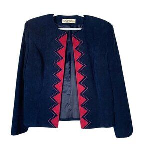 Lilli Ann Vintage Ultra Suede Rare Jacket/Blazer